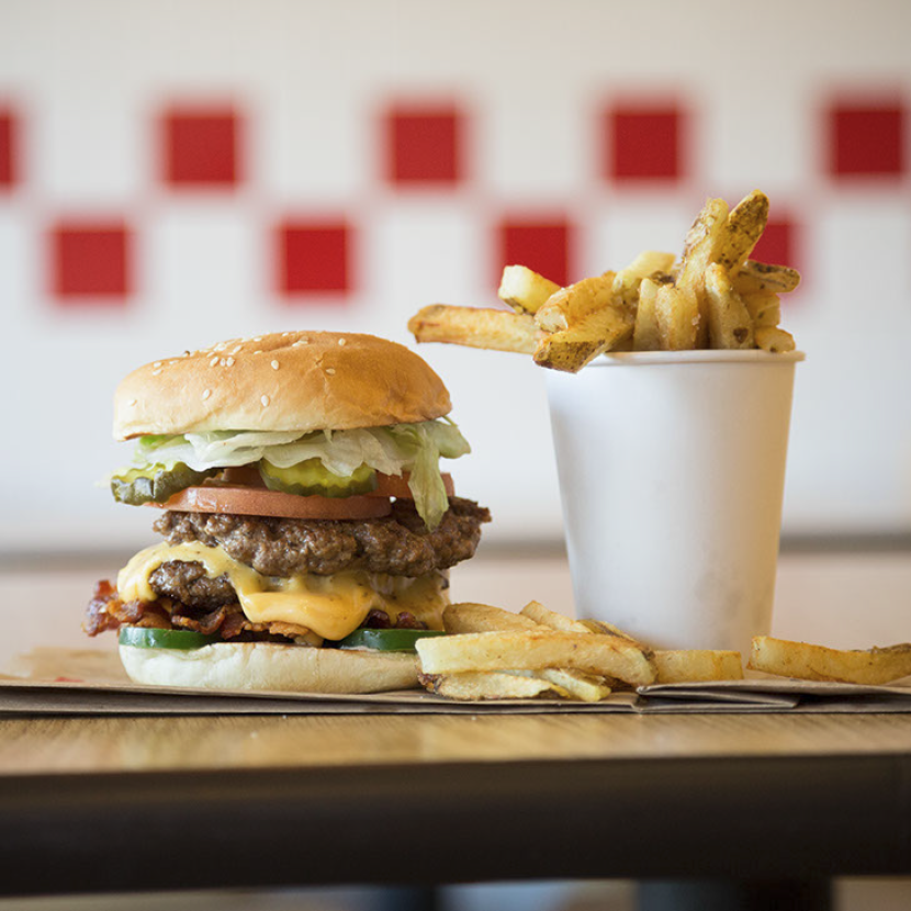 Five Guys Burger and Fries at Cambridge Leisure